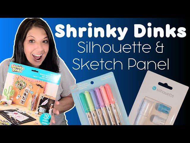 Create Mini Art with Shrinky Dinks and Silhouette - Sketch and Send Panel Tutorial