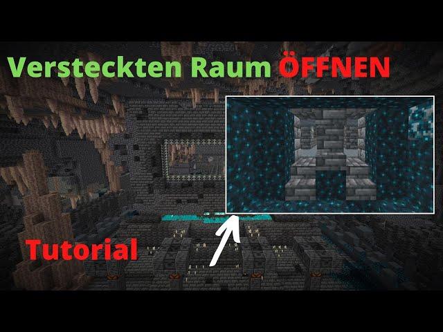 Geheimen Redstone Ancient City Portal Raum öffnen I Minecraft 1.19 update I Warden I Bedrock + Java