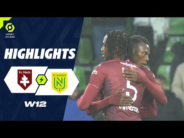 FC METZ - FC NANTES (3 - 1) - Highlights - (FCM - FCN) / 2023-2024