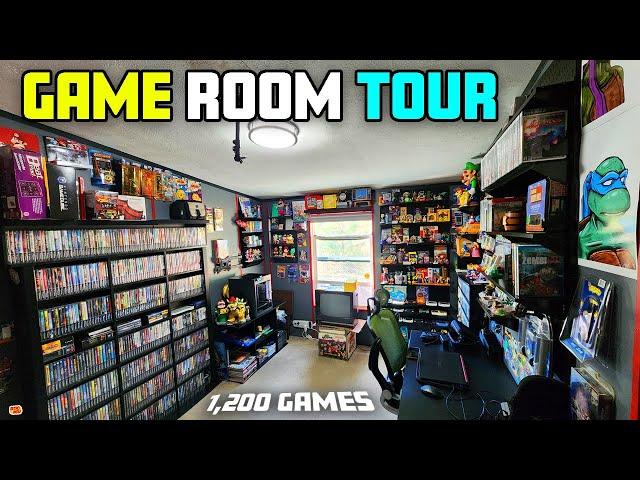 My RETRO GAME Collection Changed ALOT in 2024! | Game Room Tour