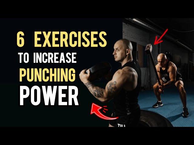 6 Exercises to Increase Punching Power.| Knockout Punch Training.