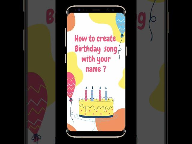 HOW TO CREATE BIRTHDAY SONG WITH YOUR NAME || 1HAPPYBIRTHDAY || BIRTHDAY SONG || HAPPY BIRTHDAY ||