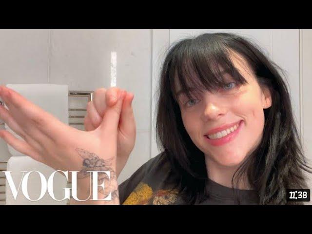 Rotina de beleza pós-show de Billie Eilish | Segredos de Beleza |Vogue