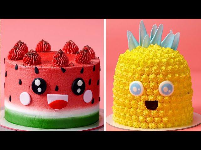 Best Watermelon Cake Ideas | How to Make Easy Fruitcake | Amazing Cake Decorating Tutorials