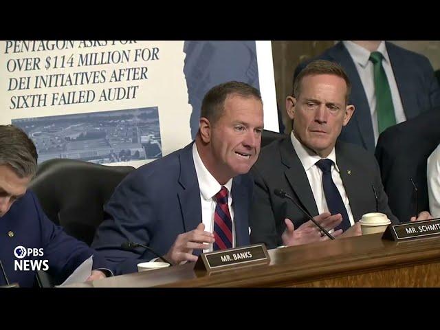 WATCH: Sen. Schmitt questions Hegseth about reinstating service members who refused COVID vaccine