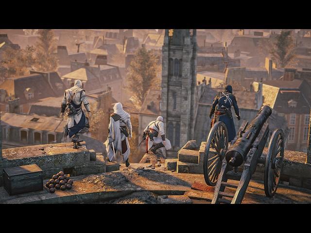 All The Legendary Assassins Team Up to Defend Paris | Assassin's Creed Unity