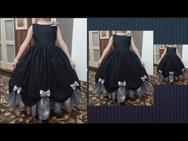 Beautiful kids frock cutting and stitching tutorial