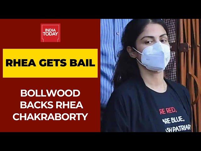 Rhea Chakraborty Gets Bail After 28 Days; Bollywood Comes Out In Support Of Rhea