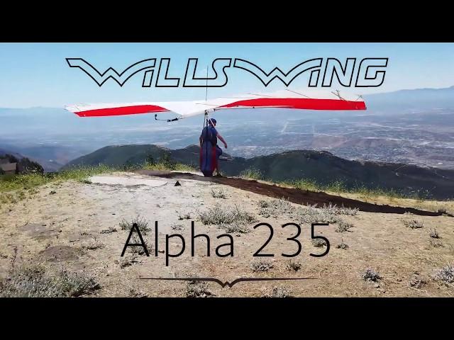 The New Wills Wing Alpha 235 Hang Glider (no sound)