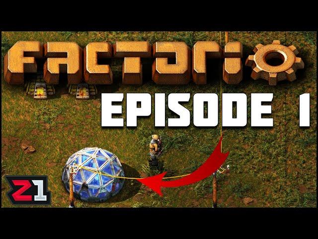 FIRST Time Starting A Factory ! Factorio Episode 1 | Z1 Gaming