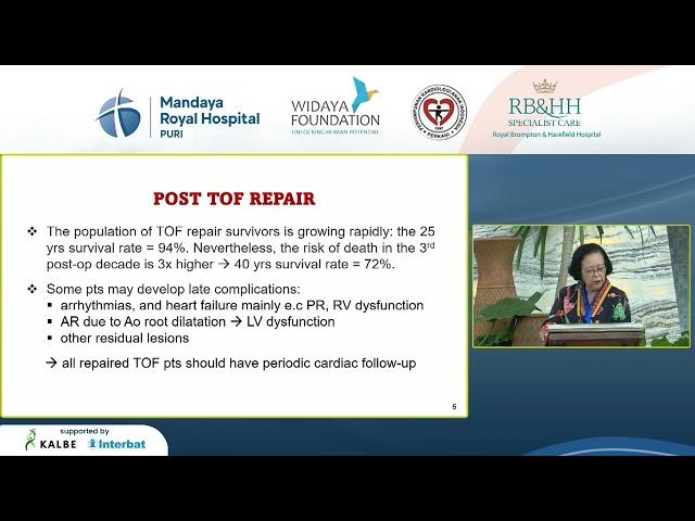 The Current Management of Tetralogy of Fallot Mandaya Royal Hospital Indonesia & Royal Brompton UK