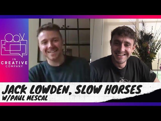 Jack Lowden with Paul Mescal on Slow Horses