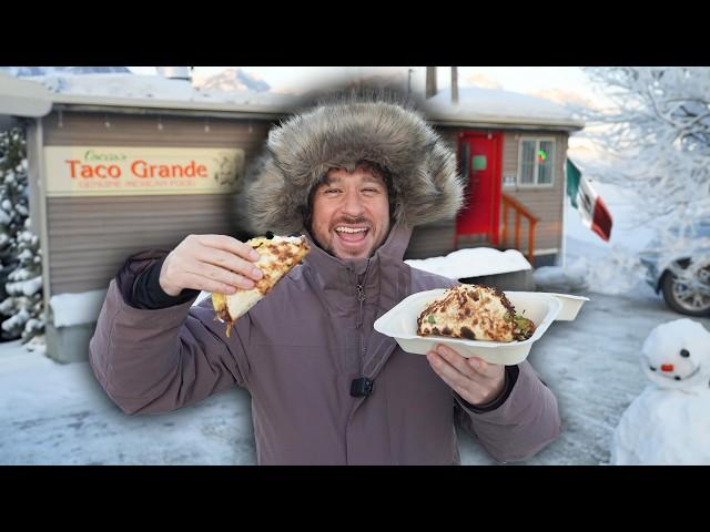 Probando comida mexicana en ALASKA | ¡Tacos en la nieve! ️