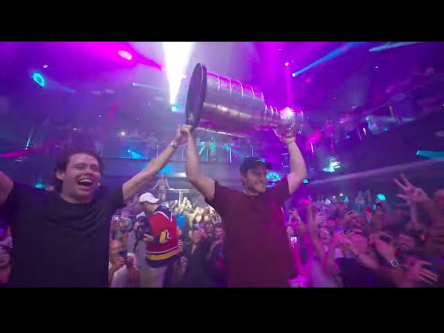 Florida Panthers Hit the Club, Party with the Stanley Cup in Miami