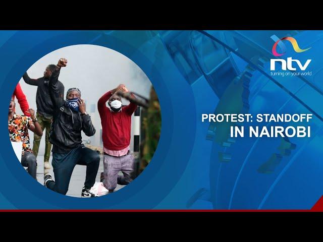 Several roads closed in Nairobi as police and protesters clash