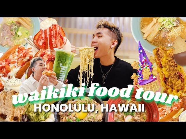 What to Eat in WAIKIKI HAWAII! (HONOLULU HAWAII FOOD TOUR) EP 3