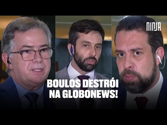 Boulos destrói argumentos bolsonarista AO VIVO na Globo NewsBibo Nunes passou vergonha!