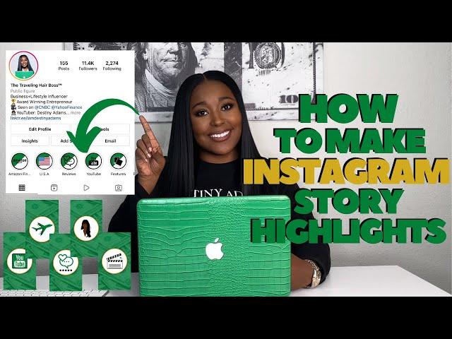 How To Make Instagram Story Highlights For Your Business Page With Canva | Step By Step Tutorial