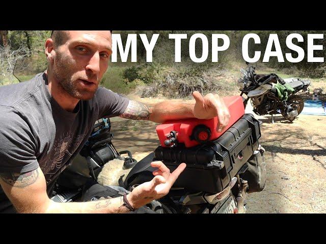 My Top Case Setup - Cheap and Easy DIY Luggage For Motorcycles