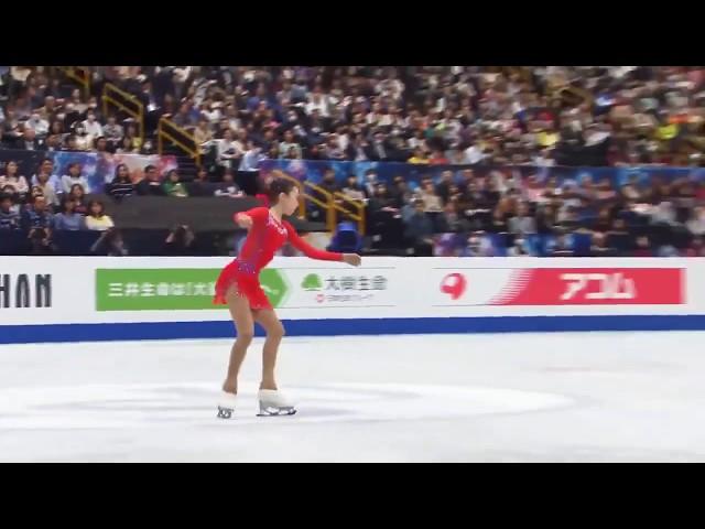 Elizabet Tursynbaeva (Kazakhstan)-4 Salchow! World Figure Skating Championships Japan-2019 Bravo!