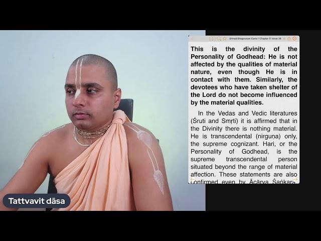 [BG 9.9-10] The Master of the Material World | Tattvavit dāsa