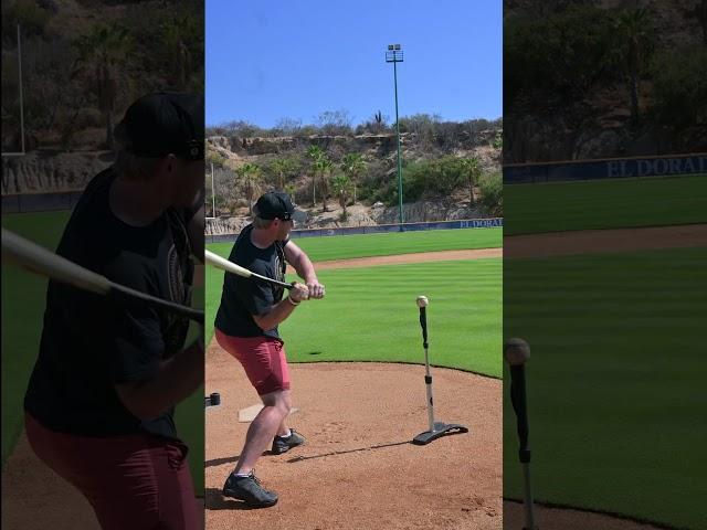 How far did this ball travel? #baseball #softball #swing #coaching #baseballdrills #shorts