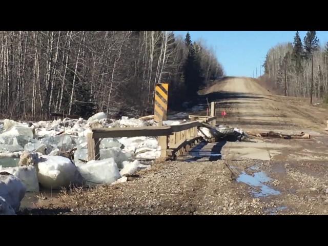 Ice Jam on the White Fox River