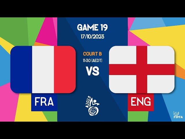 France vs England - 2023 FIPFA Powerchair Football World Cup