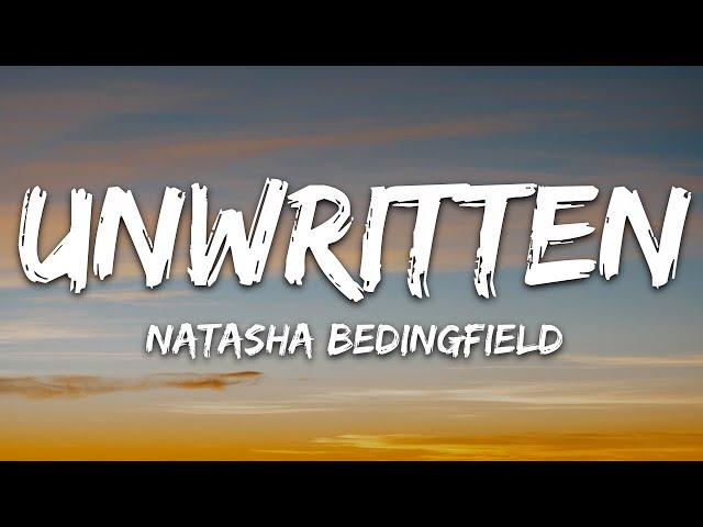 Natasha Bedingfield - Unwritten (Lyrics)