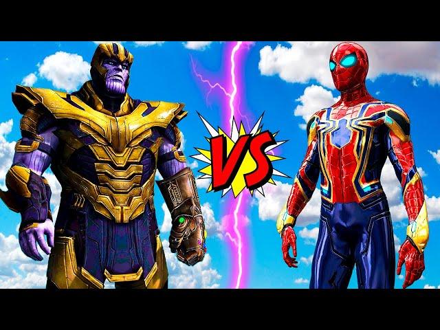 SPIDERMAN VS THANOS - AVENGERS EPIC BATTLE MARVEL