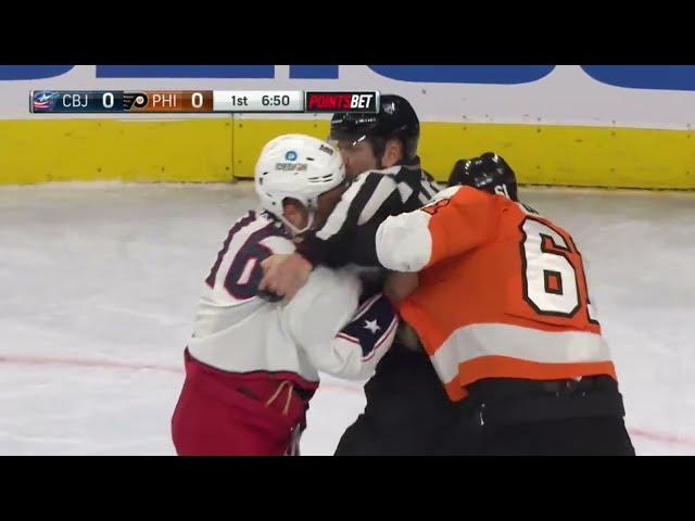 Justin Braun does not want to drop the gloves with Max Domi