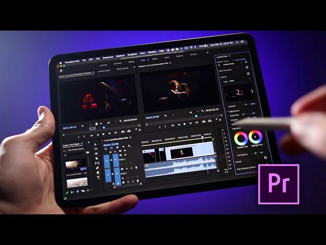 How to edit in Premiere Pro on an iPad Pro