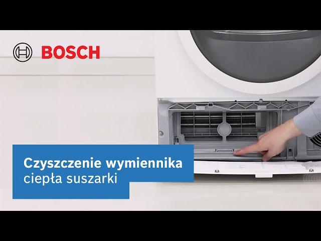 Jak wyczyścić wymiennik ciepła w suszarce Bosch? | Bosch Home Polska