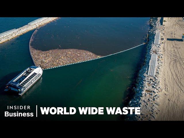 Most Ocean Plastic Flows From Rivers. Can Giant Trash Barriers Stop It? | World Wide Waste