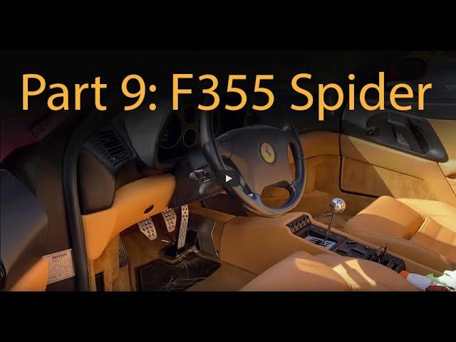 Ovalbore Garage Part 9: 1997 Ferrari F355 Spider 6-speed (wind noise warning)