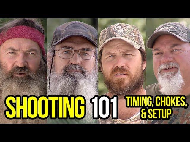 Duck Hunting Tips: Shooting 101 with Phil, Jase, Si and Godwin