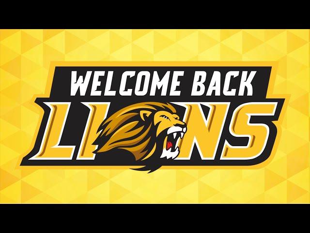 Welcome Back, Lions!