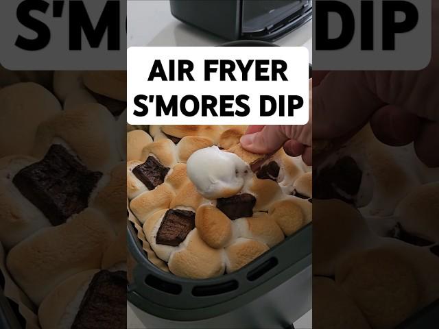 5 minute S'MORES DIP in your AIR FRYER