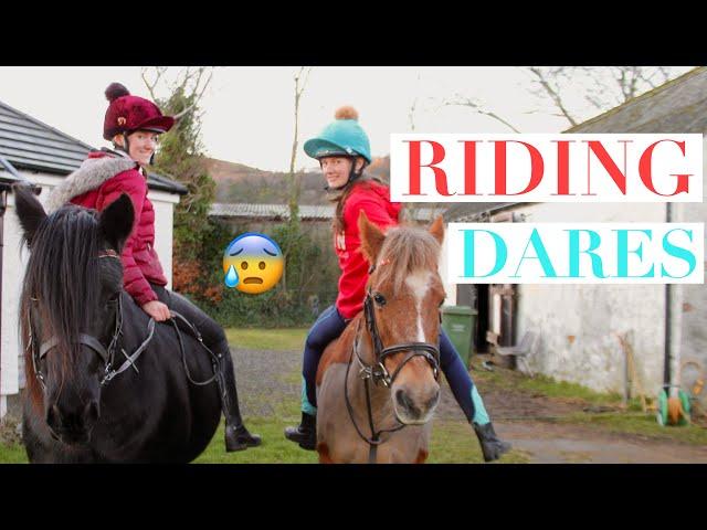 RIDING DARES WITH MY SISTER AGAIN|TheFellPony