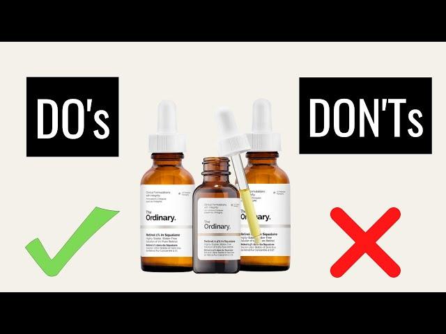 How To Use The Ordinary Retinol Serum