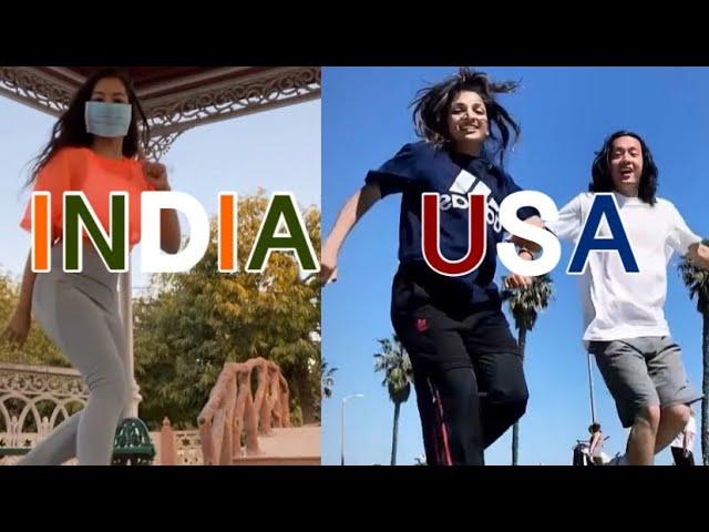 INDIA vs USA | SPEED SHUFFLE DANCE CHALLENGE #Shorts