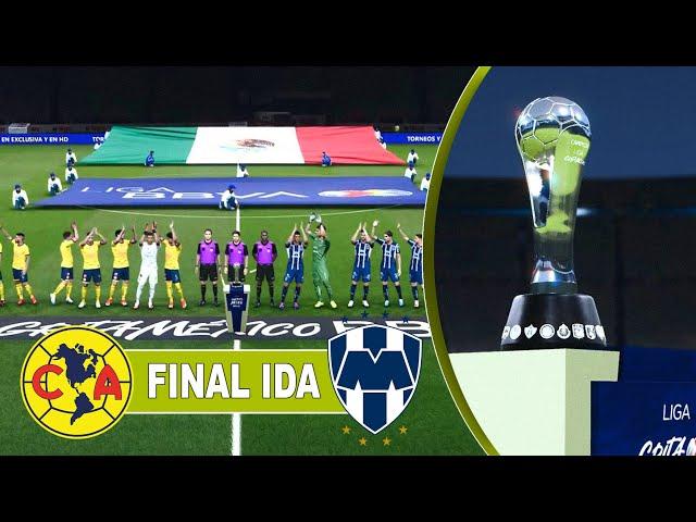 America vs Monterrey ● Final Ida Apertura Liga Mx 2024 ● Gameplay Pes 2021