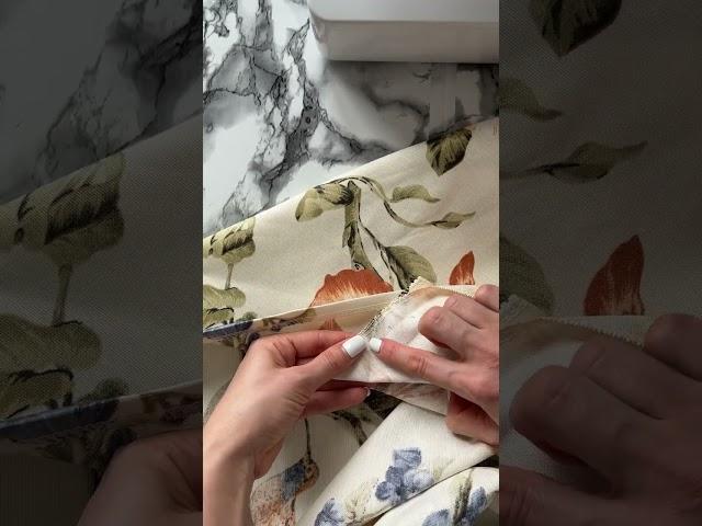 Уголки на скатерти. Как подшить красивый уголок. Мастер-класс с обработкой скатерти!