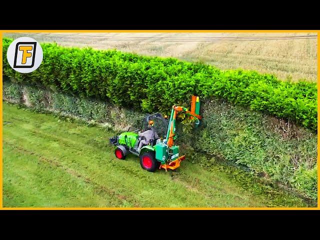 CLEAN CUTS! - INCREDIBLE Hedge Trimming & Grass Cutting Machines  16