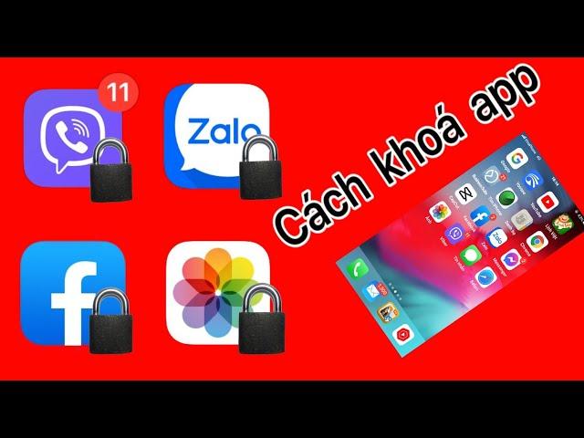 Cách khoá ứng dụng iphone bằng mật khẩu