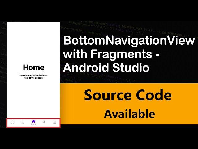 How to implement Bottom Navigation View with Fragments in Android Studio