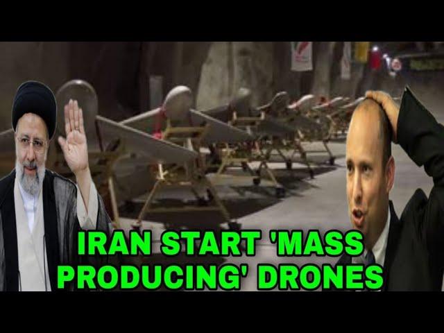 FRIGHTENED ISRAEL!!! Iran Starts ‘Mass Producing’ Drones Strapped with Smart Bombs