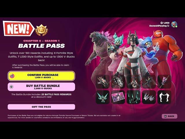 Buying The Newest BATTLE PASS in FORTNITE