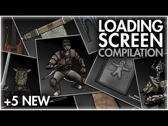 The Senile Scribbles: Skyrim - All Loading Screens (+5 New)