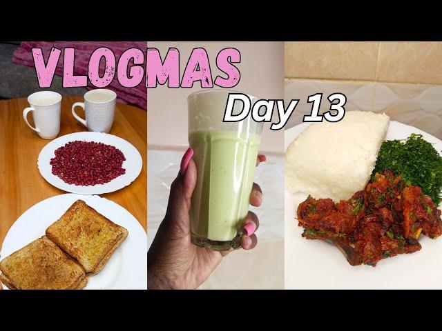 WHAT WE EAT IN A DAY/ Breakfast, Lunch, Supper / Vlogmas day 13 Linda Mary